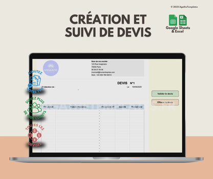 Création et suivi de devis