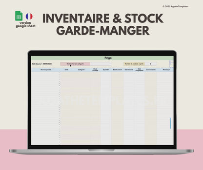 Inventaire et stock alimentaire, garde-manger