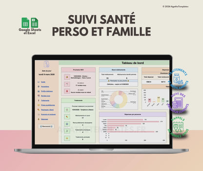Suivi santé perso ou famille