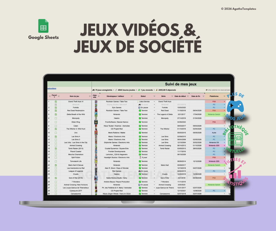 Jeux vidéos et jeux de société