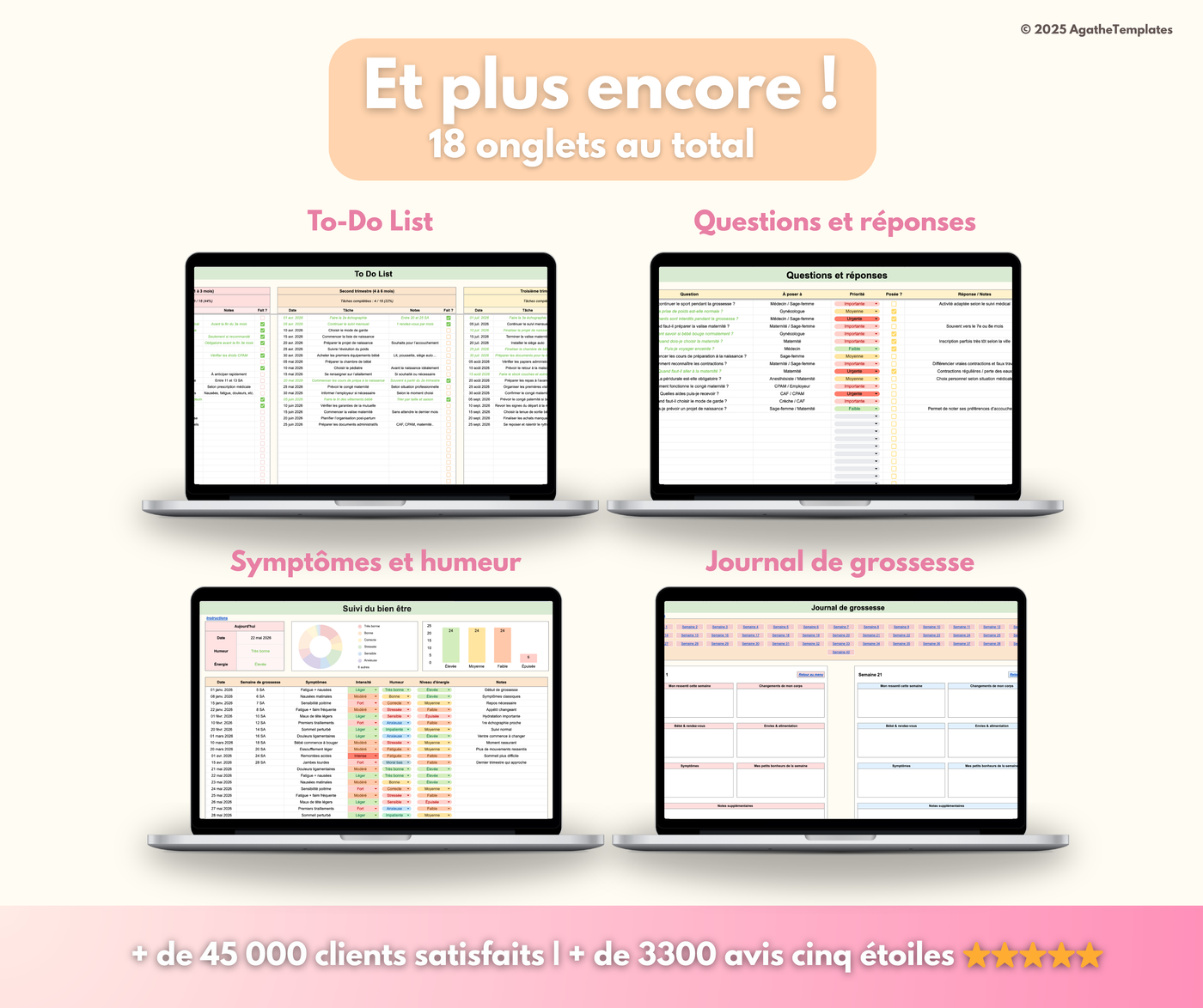 Planificateur de grossesse