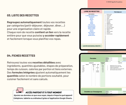 Planificateur de repas et liste de courses