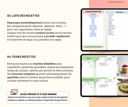 Planificateur de repas et liste de courses