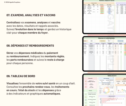 Suivi santé perso ou famille