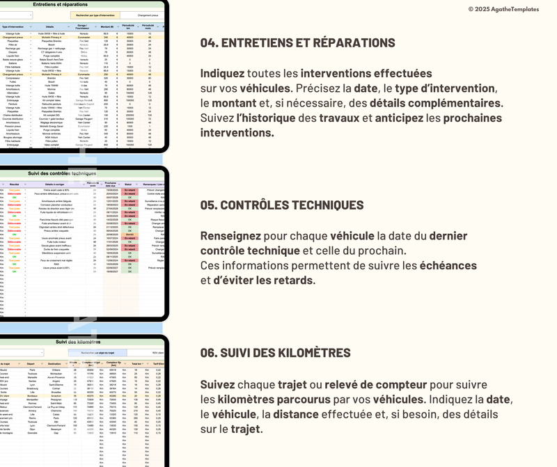 Suivi véhicules et entretien