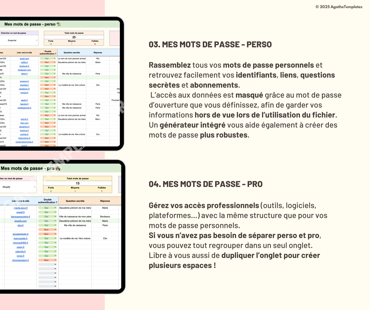 Gestionnaire de mots de passe