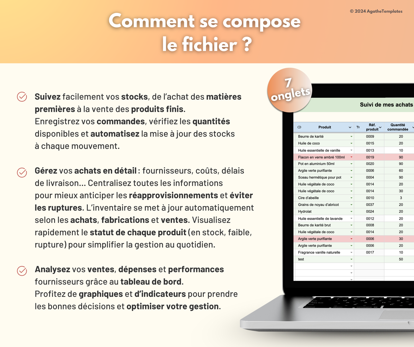 Gestion de stock et inventaire