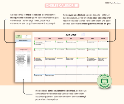 To Do List et calendrier automatisé