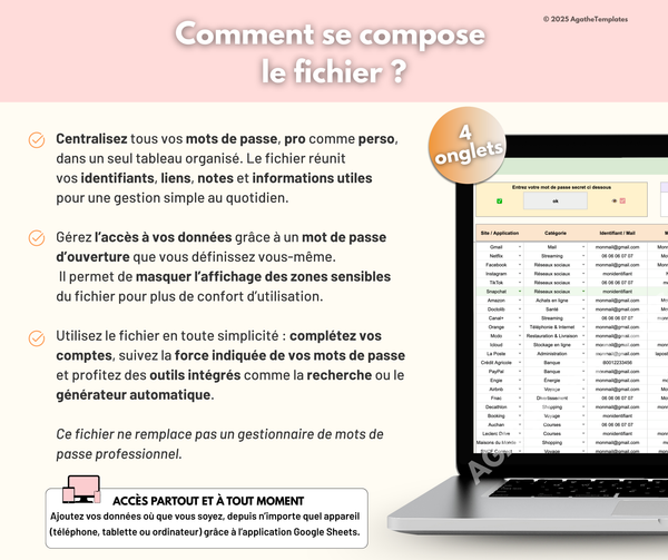Gestionnaire de mots de passe