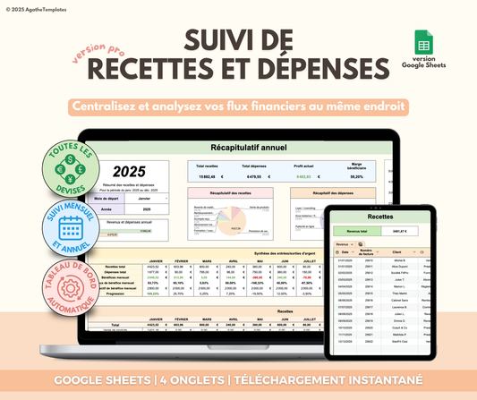 Suivi de recettes et dépenses