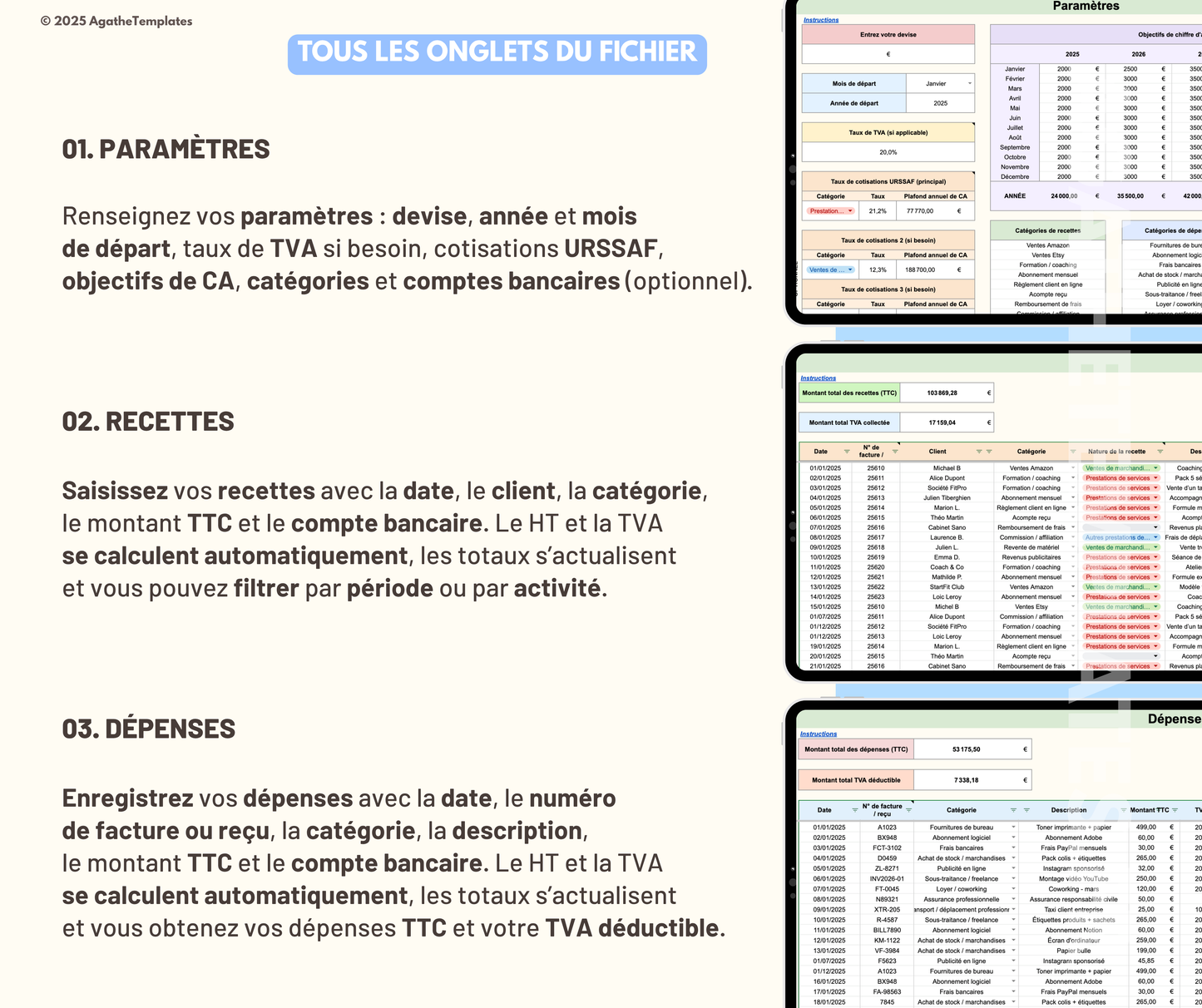 Tableau de bord comptable