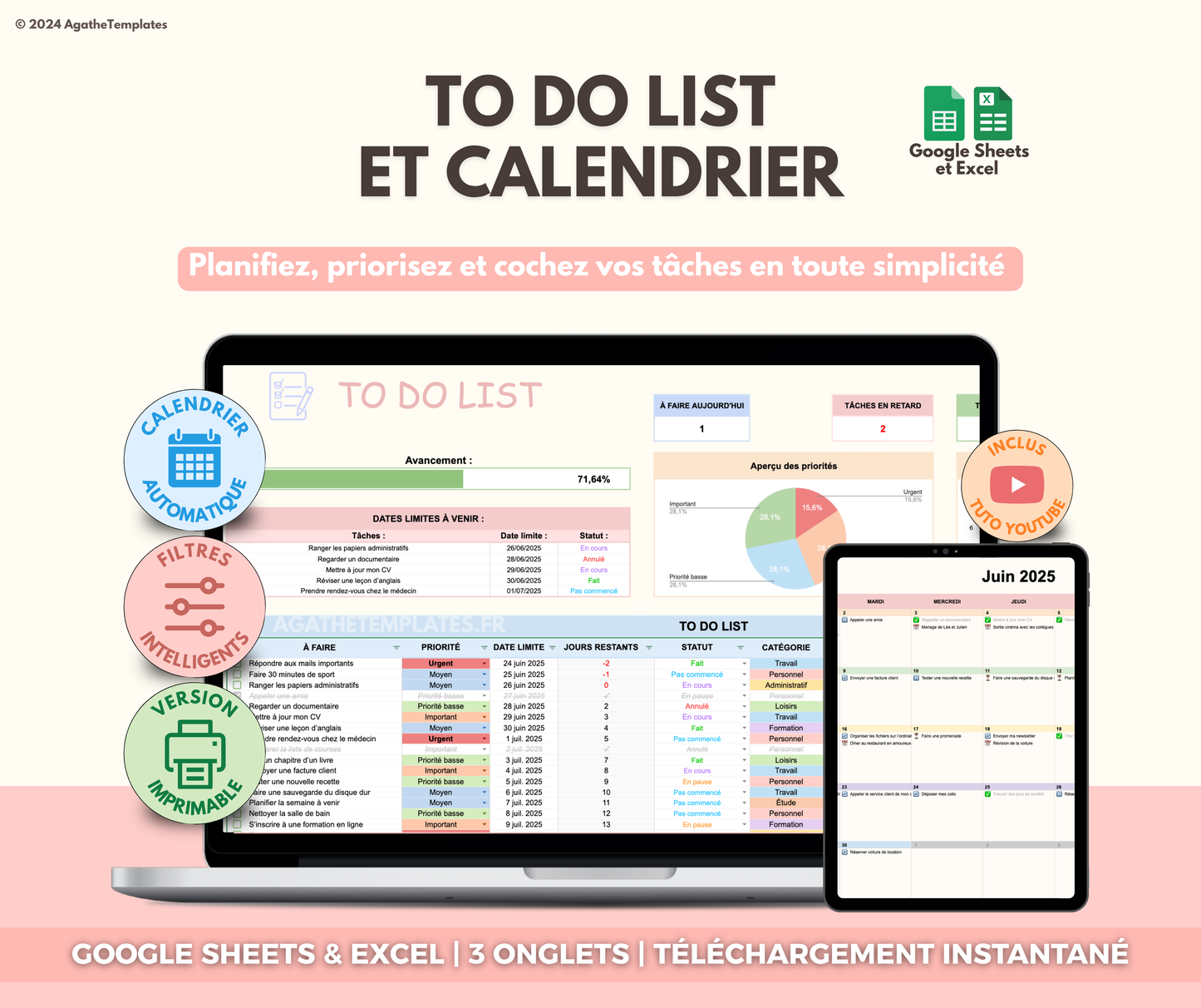 To Do List et calendrier automatisé
