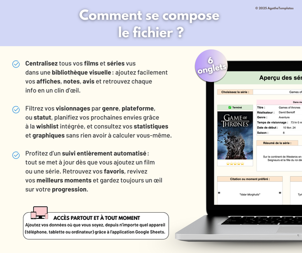 Suivi de films et de séries