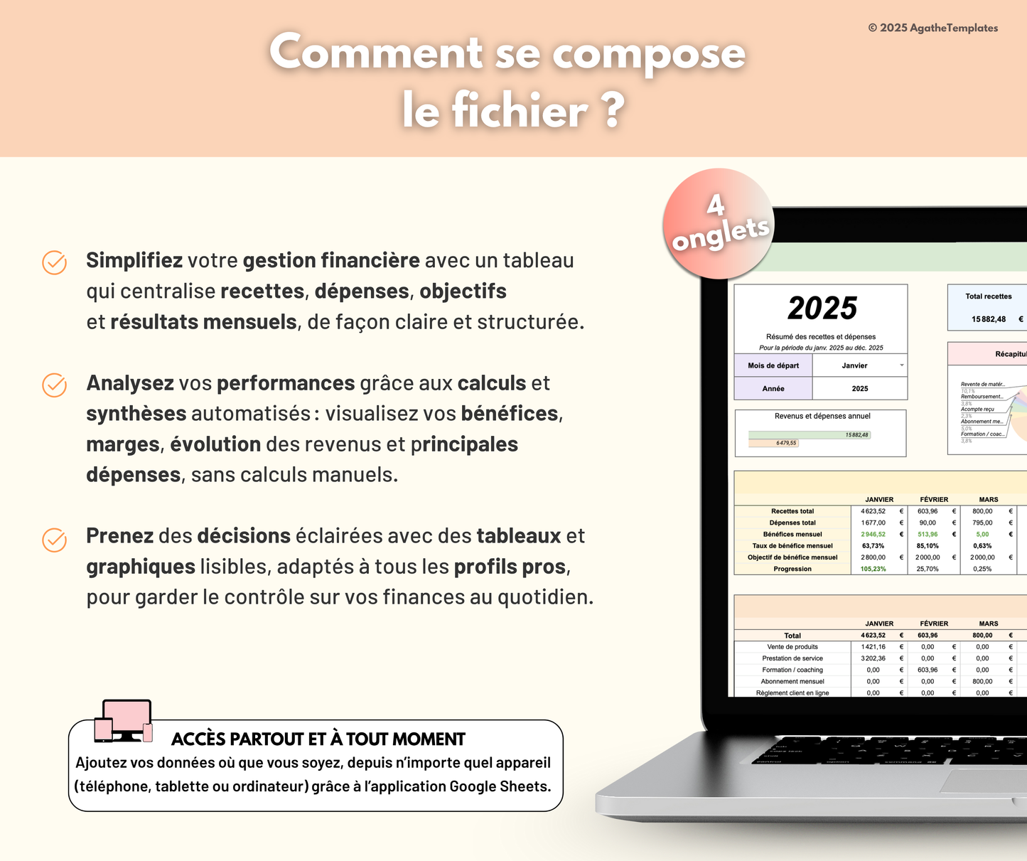 Suivi de recettes et dépenses