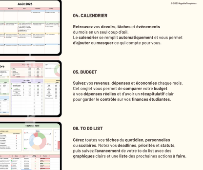 Planificateur étudiant