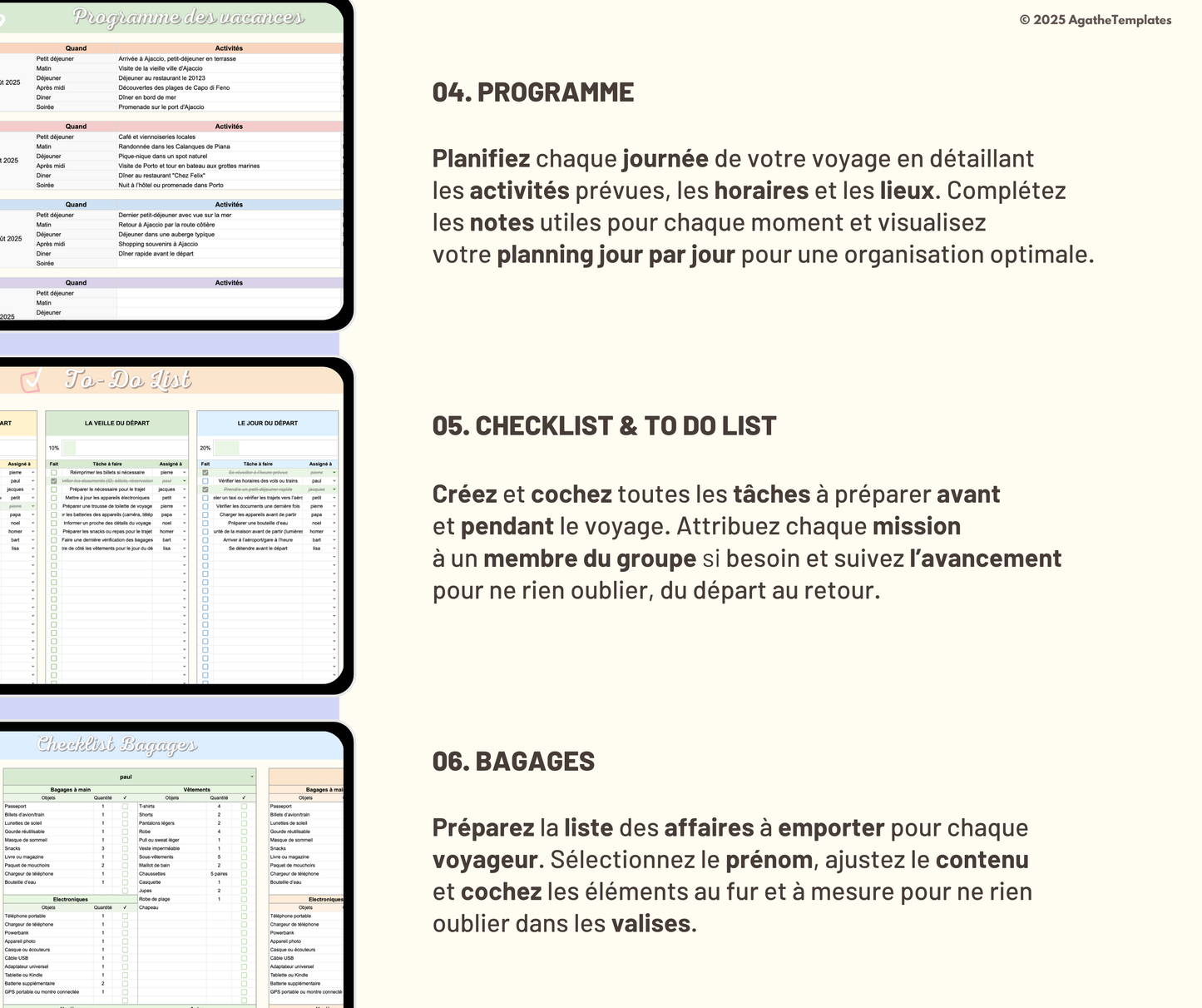Planificateur de voyage