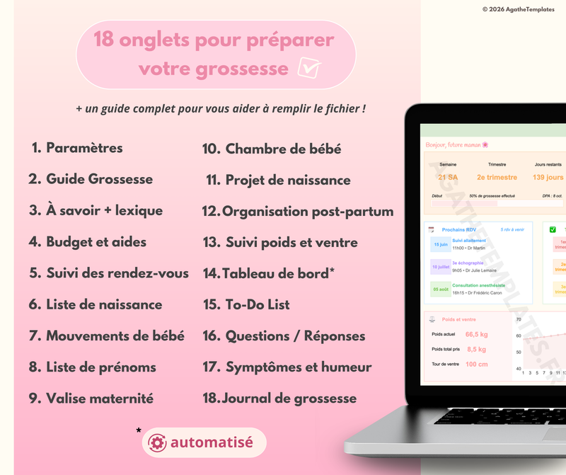 Planificateur de grossesse